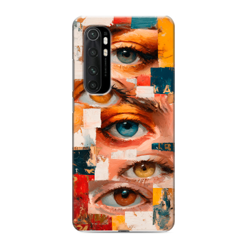 Силиконовый чехол на Xiaomi Mi Note 10 Lite с принтом Модный принт Силиконовый чехол на Xiaomi Mi Note 10 Lite с принтом Модный принт