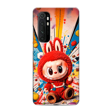 Силиконовый чехол на Xiaomi Mi Note 10 Lite с принтом Labubu Лабубу