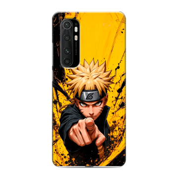 Силиконовый чехол на Xiaomi Mi Note 10 Lite с принтом Naruto Наруто
