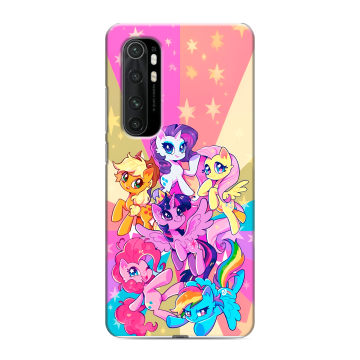 Силиконовый чехол на Xiaomi Mi Note 10 Lite с принтом My little pony Дружба чудо
