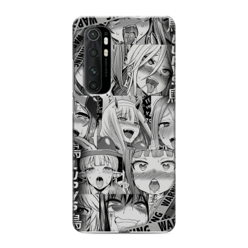 Силиконовый чехол на Xiaomi Mi Note 10 Lite с принтом Ahegao Ахегао Аниме Силиконовый чехол на Xiaomi Mi Note 10 Lite с принтом Ahegao Ахегао Аниме