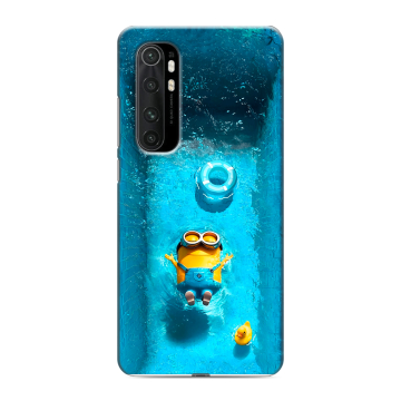 Силиконовый чехол на Xiaomi Mi Note 10 Lite с принтом Миньоны