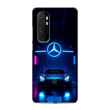 Силиконовый чехол на Xiaomi Mi Note 10 Lite с принтом Mercedes Мерседес