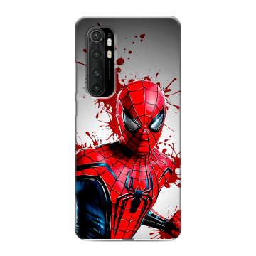 Силиконовый чехол на Xiaomi Mi Note 10 Lite с принтом Spiderman Человек паук Силиконовый чехол на Xiaomi Mi Note 10 Lite с принтом Spiderman Человек паук