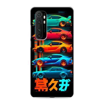 Силиконовый чехол на Xiaomi Mi Note 10 Lite с принтом машины тачки Силиконовый чехол на Xiaomi Mi Note 10 Lite с принтом машины тачки