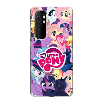 Силиконовый чехол на Xiaomi Mi Note 10 Lite с принтом My little pony Дружба чудо Силиконовый чехол на Xiaomi Mi Note 10 Lite с принтом My little pony Дружба чудо