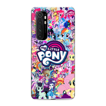Силиконовый чехол на Xiaomi Mi Note 10 Lite с принтом My little pony Дружба чудо