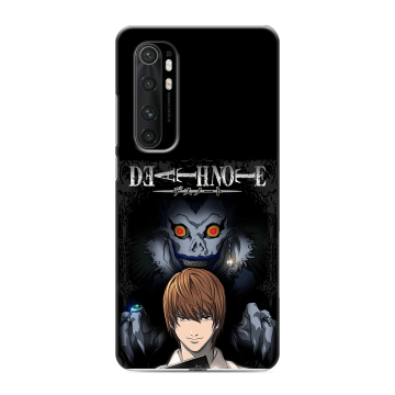 Силиконовый чехол на Xiaomi Mi Note 10 Lite с принтом Death note Тетрадь смерти Силиконовый чехол на Xiaomi Mi Note 10 Lite с принтом Death note Тетрадь смерти