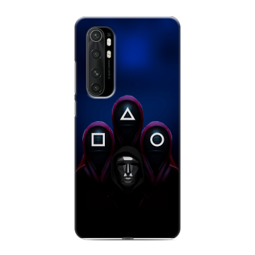 Силиконовый чехол на Xiaomi Mi Note 10 Lite с принтом Игра Кальмара Силиконовый чехол на Xiaomi Mi Note 10 Lite с принтом Игра Кальмара