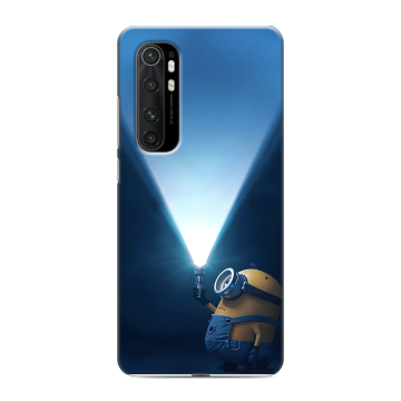 Силиконовый чехол на Xiaomi Mi Note 10 Lite с принтом Миньоны