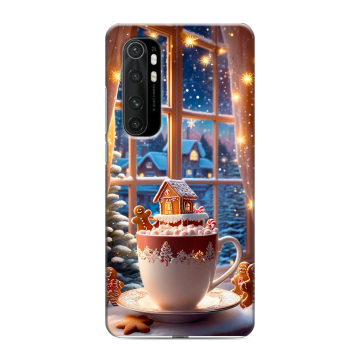 Силиконовый чехол на Xiaomi Mi Note 10 Lite с принтом Новый год Силиконовый чехол на Xiaomi Mi Note 10 Lite с принтом Новый год
