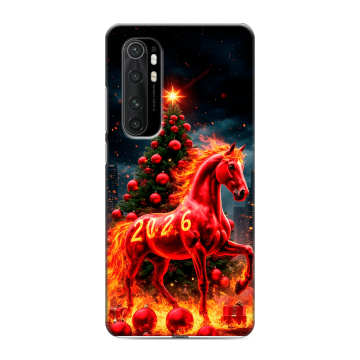 Силиконовый чехол на Xiaomi Mi Note 10 Lite с принтом Новый год Силиконовый чехол на Xiaomi Mi Note 10 Lite с принтом Новый год