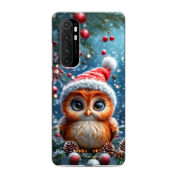 Силиконовый чехол на Xiaomi Mi Note 10 Lite с принтом Новый год Силиконовый чехол на Xiaomi Mi Note 10 Lite с принтом Новый год