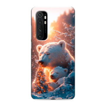 Силиконовый чехол на Xiaomi Mi Note 10 Lite с принтом Новый год Силиконовый чехол на Xiaomi Mi Note 10 Lite с принтом Новый год