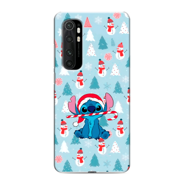 Силиконовый чехол на Xiaomi Mi Note 10 Lite с принтом Стич Новый год Силиконовый чехол на Xiaomi Mi Note 10 Lite с принтом Стич Новый год