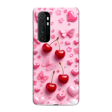 Силиконовый чехол на Xiaomi Mi Note 10 Lite с принтом для девочек