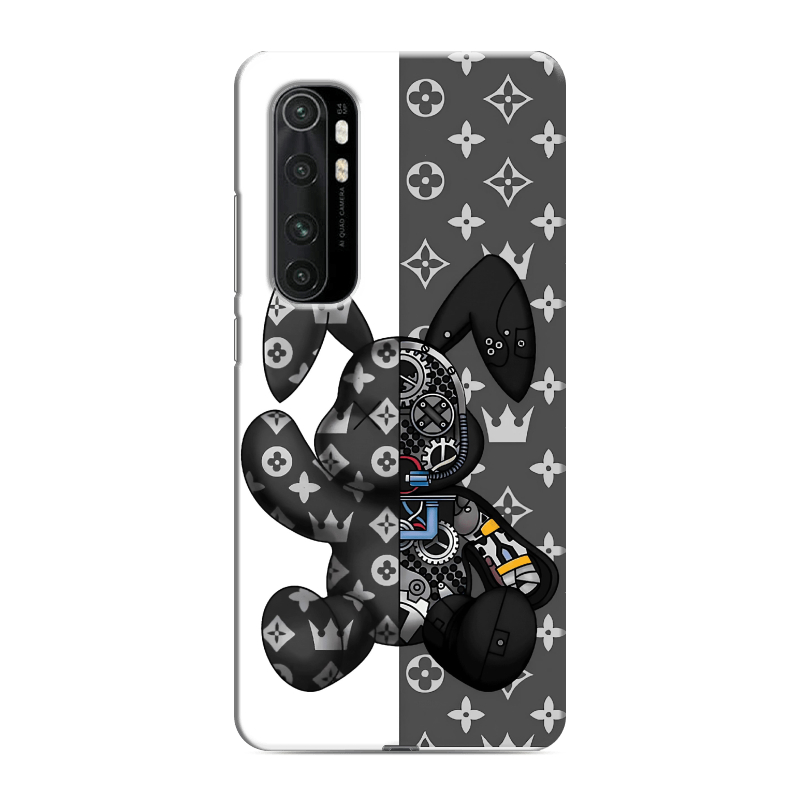 Силиконовый чехол на Xiaomi Mi Note 10 Lite с принтом Луи робот Силиконовый чехол на Xiaomi Mi Note 10 Lite с принтом Луи робот