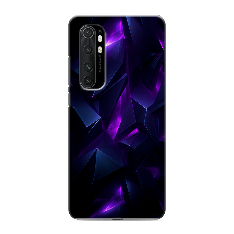Силиконовый противоударный чехол на Xiaomi Mi Note 10 Lite с принтом Абстракиция Силиконовый противоударный чехол на Xiaomi Mi Note 10 Lite с принтом Абстракиция