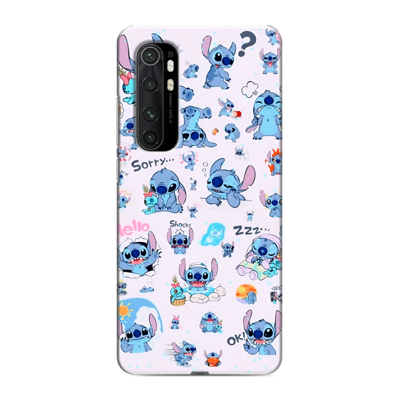 Силиконовый чехол на Xiaomi Mi Note 10 Lite с принтом Лило и Стич Силиконовый чехол на Xiaomi Mi Note 10 Lite с принтом Лило и Стич