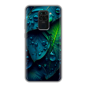 Силиконовый чехол на Xiaomi RedMi Note 9 с принтом Листья Силиконовый чехол на Xiaomi RedMi Note 9 с принтом Листья
