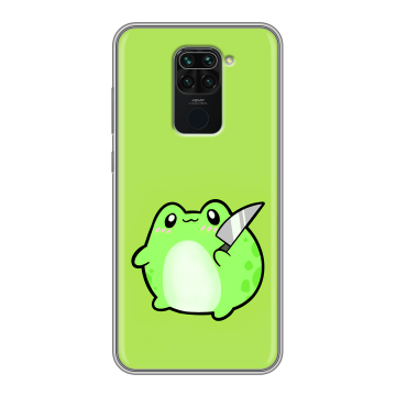 Силиконовый чехол на Xiaomi RedMi Note 9 с принтом Лягушенок Силиконовый чехол на Xiaomi RedMi Note 9 с принтом Лягушенок