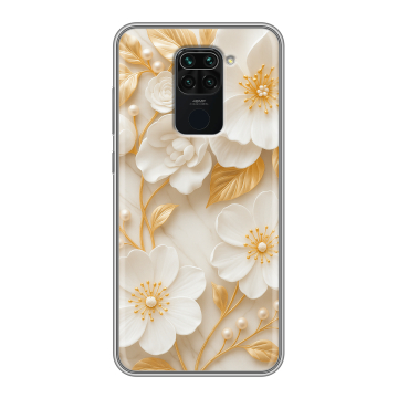 Силиконовый чехол на Xiaomi RedMi Note 9 с принтом Цветы Силиконовый чехол на Xiaomi RedMi Note 9 с принтом Цветы