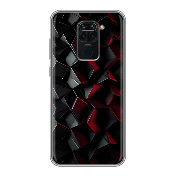 Силиконовый чехол на Xiaomi RedMi Note 9 с принтом Абстракция Силиконовый чехол на Xiaomi RedMi Note 9 с принтом Абстракция