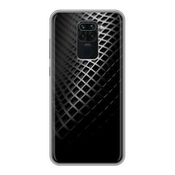 Силиконовый чехол на Xiaomi RedMi Note 9 с принтом Текстура металла Силиконовый чехол на Xiaomi RedMi Note 9 с принтом Текстура металла