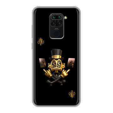 Силиконовый чехол на Xiaomi RedMi Note 9 с принтом Золотой скрудж макдак