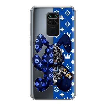 Силиконовый чехол на Xiaomi RedMi Note 9 с принтом Луи робот Силиконовый чехол на Xiaomi RedMi Note 9 с принтом Луи робот