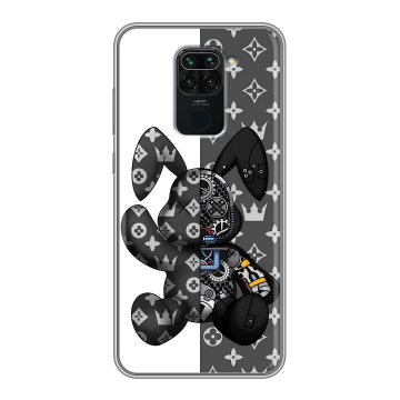 Силиконовый чехол на Xiaomi RedMi Note 9 с принтом Луи робот Силиконовый чехол на Xiaomi RedMi Note 9 с принтом Луи робот