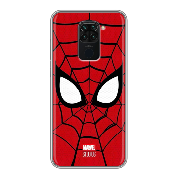 Силиконовый чехол на Xiaomi RedMi Note 9 с принтом человек паук spiderman