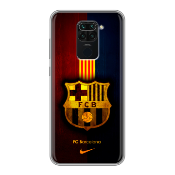 Силиконовый чехол на Xiaomi RedMi Note 9 с принтом Барселона Barcelona