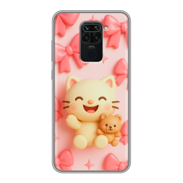 Силиконовый чехол на Xiaomi RedMi Note 9 с принтом для девочек