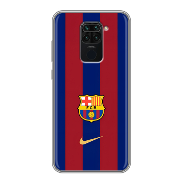 Силиконовый чехол на Xiaomi RedMi Note 9 с принтом Барселона Barcelona