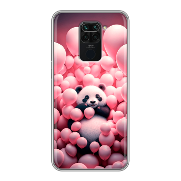 Силиконовый чехол на Xiaomi RedMi Note 9 с принтом Панда
