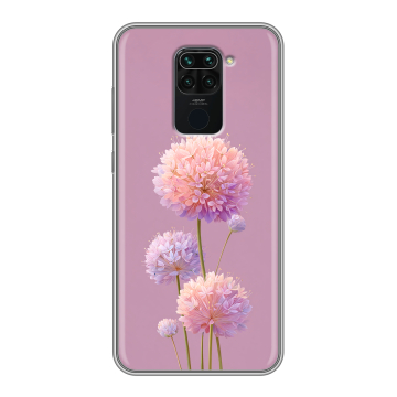 Силиконовый чехол на Xiaomi RedMi Note 9 с принтом Цветы