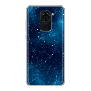 Силиконовый чехол на Xiaomi RedMi Note 9 с принтом Космос звезды