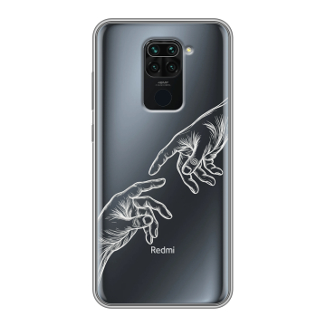 Силиконовый чехол на Xiaomi RedMi Note 9 с принтом Сотворение мира