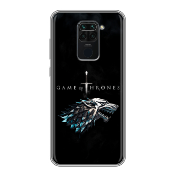 Силиконовый чехол на Xiaomi RedMi Note 9 с принтом Игра Престолов Game Thrones