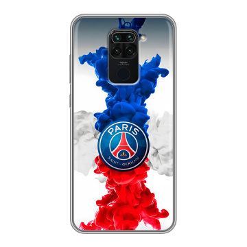 Силиконовый чехол на Xiaomi RedMi Note 9 с принтом PSG ПСЖ
