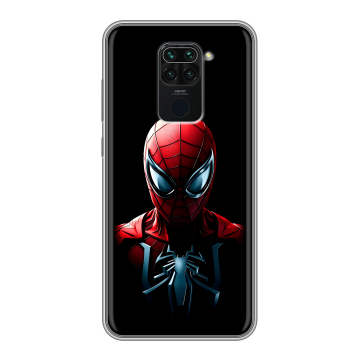 Силиконовый чехол на Xiaomi RedMi Note 9 с принтом Spiderman Человек паук
