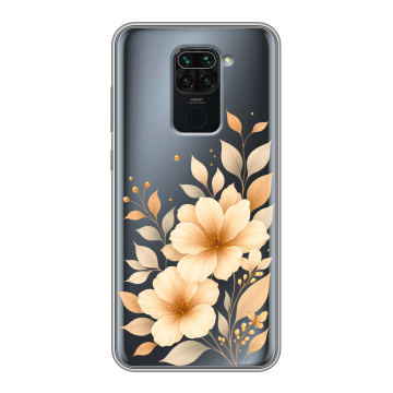 Силиконовый чехол на Xiaomi RedMi Note 9 с принтом для девушки