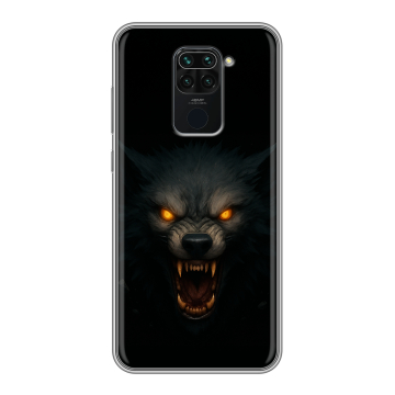 Силиконовый чехол на Xiaomi RedMi Note 9 с принтом Волк