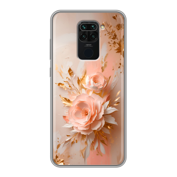 Силиконовый чехол на Xiaomi RedMi Note 9 с принтом женский