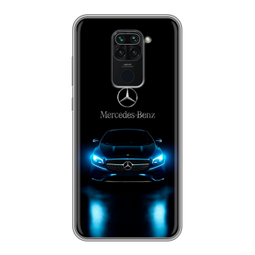 Силиконовый чехол на Xiaomi RedMi Note 9 с принтом Mercedes Мерседес