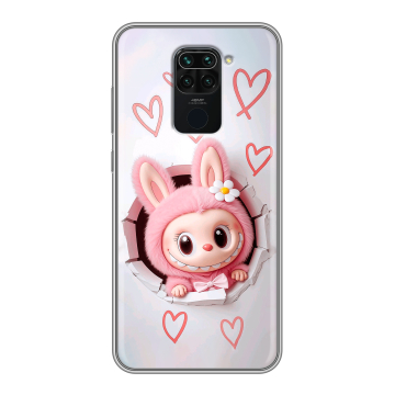 Силиконовый чехол на Xiaomi RedMi Note 9 с принтом Labubu Лабубу