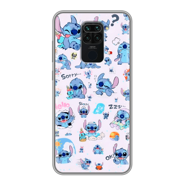 Силиконовый чехол на Xiaomi RedMi Note 9 с принтом Лило и Стич
