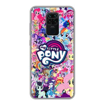 Силиконовый чехол на Xiaomi RedMi Note 9 с принтом My little pony Дружба чудо Силиконовый чехол на Xiaomi RedMi Note 9 с принтом My little pony Дружба чудо
