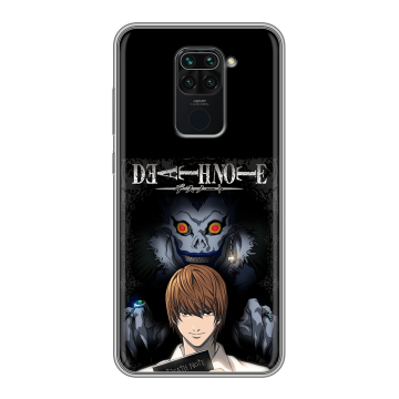 Силиконовый чехол на Xiaomi RedMi Note 9 с принтом Death note Тетрадь смерти